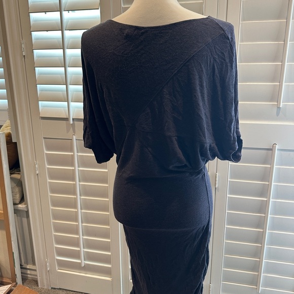 Dark Gray Asymmetrical Dress - Picture 2 of 5